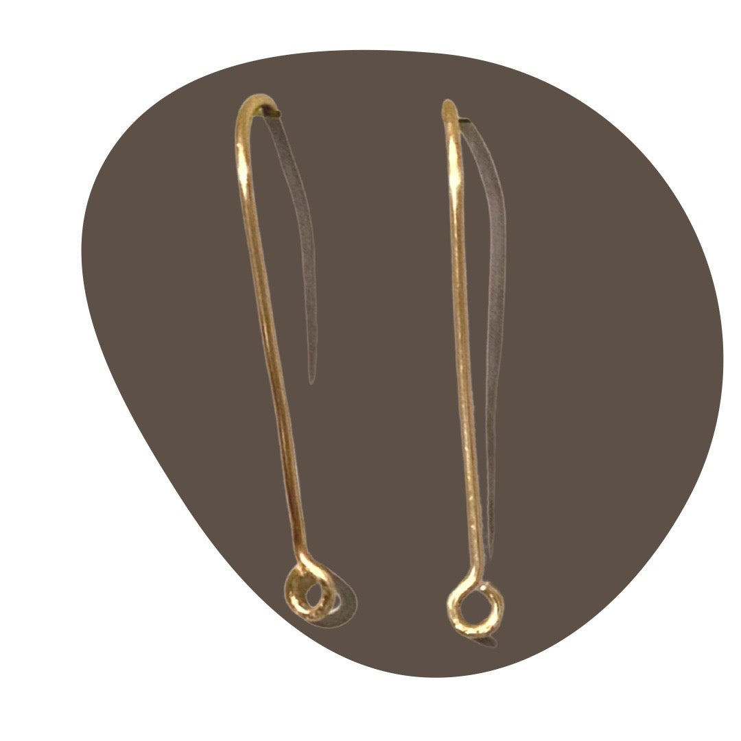 Small Loop Wire Dangle Earrings